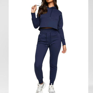 Ensemble de survêtement deux pièces à manches longues pour femmes, dernier design pour la saison hivernale, nouvelle arrivée, mode décontractée, OEM disponible - Product Image 5