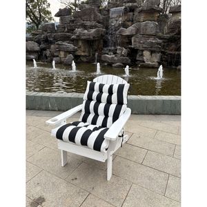 Set di 2 Cuscini Imbottiti per Sedia Adirondack, Cuscini per Sedia da Giardino con Schienale Alto, per Veranda, Casa, Ufficio, Esterni - Product Image 6