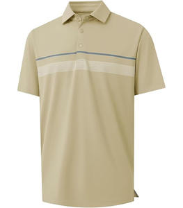 เสื้อแขนสั้นปี 2025/2026 ดีไซน์แถบลายตัดกันที่อกแบบทันสมัย ผ้าแคนวาสผสมสแปนเด็กซ์/คอตตอน น้ำหนักเบา คุณภาพพรีเมียม สีพื้น - Product Image 1