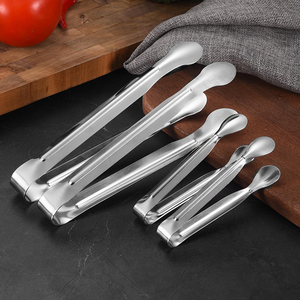 Pince de service en acier inoxydable, ustensile de cuisine en métal pour apéritifs, thé, café, desserts et glaces - Product Image 2