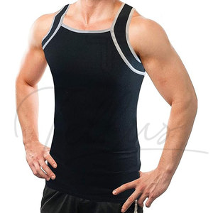 Camiseta sin Mangas de Último Diseño para Hombre, Cuello Redondo, Color Personalizado, Hecha en Pakistán, Estilo Urbano, Tallas Grandes - Product Image 3