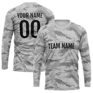 Camiseta de Manga Larga para Hombre, Cuello Redondo, Corte Regular, Personalizada, de Poliéster/Algodón, 220g, Lisa, Informal, con Logotipo Frontal - Product Image 1