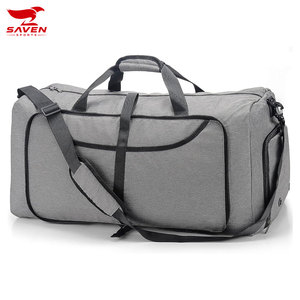 OEM Men's Leather Duffle <b>Bag</b> Luxury <b>Overnight</b> Travel Gym <b>Bag</b> With Custom Branding Customizable Duffle <b>Bags</b> - Product Image 1