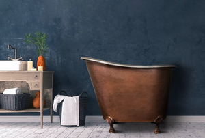 Baignoire autoportante de luxe en cuivre de style japonais Hera pour hôtel, complexe hôtelier, spa, villa et design d'intérieur - Product Image 5
