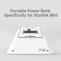 Batterie externe portable 27000mAh 99Wh, charge rapide Star Link Mini, haute capacité, sortie DC 87W, design à clipser, 1/4 pouce