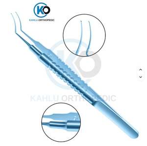 Pinzas de Capsulorrexis Curvas de Titanio y Acero Inoxidable de 11 mm KAHLU ORTHOPEDIC - Product Image 5