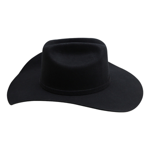 Black 100% Wool Striped Cowboy <b>Hat</b> Unisex Adult Beach Wide Brim Spring and <b>Summer</b> 58-60CM 2026 - Product Image 2
