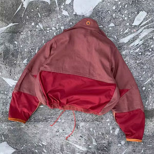 Vente en gros de sweats à capuche pour hommes effet délavé, streetwear de haute qualité, vestes 100% coton zippées, vestes courtes zippées coupées et cousues, vestes de survêtement courtes - Product Image 3