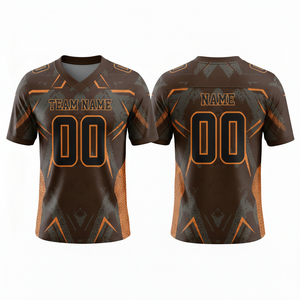Nueva Camiseta de Fútbol Sublimada con Estampado Digital Personalizado, Manga Corta, Cuello en V, Uniforme Deportivo para Equipo, Personalizable para Hombres Adultos - Product Image 5