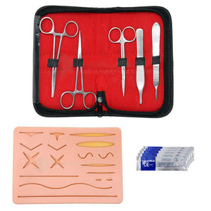 Kit de sutures médicales jetables avec fil chirurgical stérile et aiguilles pour la fermeture cutanée, la réparation des plaies et les interventions chirurgicales - Product Image 6