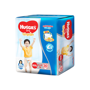กางเกงผ้าอ้อมเด็กฮักกี้ส์ ไซส์ XXL 30 ชิ้น x4 ผ้าฝ้ายนุ่ม ระบายอากาศได้ดี ซึมซับดีเยี่ยม ป้องกันการรั่วซึม ผ้าอ้อมสำเร็จรูปสำหรับเด็ก น้ำหนัก 15-25 กก. - Product Image 3