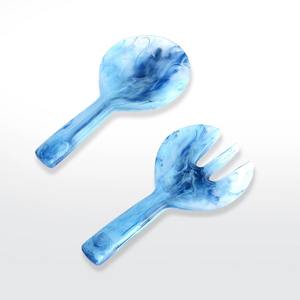 Cuillère de service réutilisable en résine artisanale de luxe TCE, couverts décoratifs haut de gamme, vaisselle personnalisable, cadeau pour la maison, la salle à manger, l'hôtel - Product Image 3