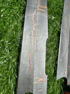 Handmade Luxury Chef <b>Knife</b> with Durable Full Tang Ergonomic Handle Copper & Damascus Blade Cooking Tool <b>Kitchen</b> Chef <b>Knife</b> - Product Image 5