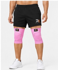 Rodilleras protectoras fabricadas con tela transpirable y acolchado que absorbe los impactos para el rendimiento deportivo diario - Product Image 1