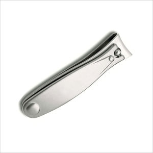 Coupe-ongles professionnel pour bébé en acier inoxydable, lame incurvée tranchante, ouverture large, finition satinée - Product Image 3