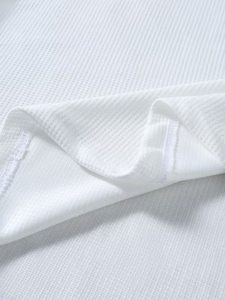 Camiseta con Capucha de Manga Corta Azul Marino para Hombre, Corte Regular, Tejido Ecológico, Estilo Casual, Poliéster/Algodón - Product Image 6