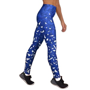 Leggings de yoga sublimés légers en polyester/nylon, taille haute, séchage rapide, respirants pour la course à pied – Meilleures ventes 2025 - Product Image 3
