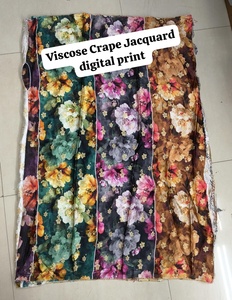 Crepe Jacquard Fabric GSM 75 Width 44 Make A Fancy Dress Suit OR Saree etc. - Product Image 6