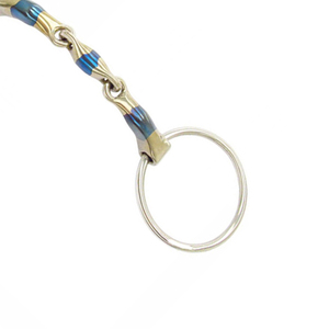 บิตม้าสแตนเลสแบบวงแหวนหลวม ปากสีน้ำเงิน ขนาด 12.5 ซม. - Product Image 5
