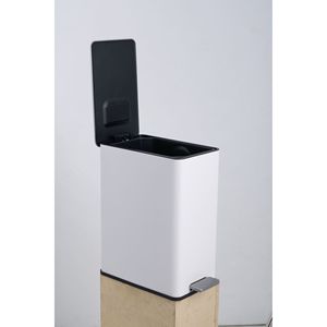 SSTC102-15L-W Cestino per Rifiuti da Cucina in Acciaio Inox 15L Bianco - Product Image 6