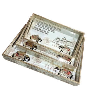 Plateau en émail avec options de couleurs, plateau en émail pour les acheteurs en gros, plateau en émail fourni directement par l'usine - Product Image 1