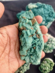 Natural BEAUTIFUL marshy green HEULANDITE lot minerals specimens - Product Image 5