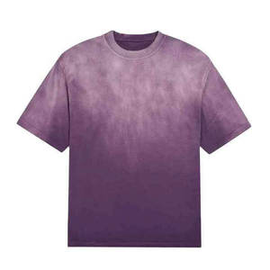 เสื้อยืดลายพิมพ์กรดสำหรับผู้ชาย ยูนิเซ็กซ์ สกรีนโลโก้ตามสั่ง พิมพ์ลาย DTG เสื้อผ้าสตรีทแวร์ทรงโอเวอร์ไซส์สำหรับผู้ชาย - Product Image 1