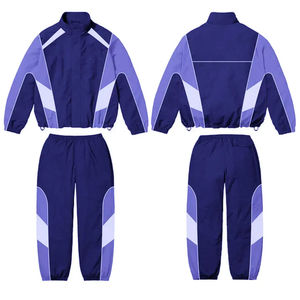 Ensemble de survêtement coupe-vent réfléchissant en polaire tissée sur mesure OEM pour l'hiver, respirant et coupe-vent, pour hommes - Product Image 5