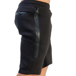 กางเกงขาสั้นผู้ชายสีดำสีขาวลายสก๊อตด้านข้างเอวยางยืดกางเกงขาสั้นสำหรับฤดูร้อนพิมพ์ลายทางแห้งเร็วกางเกงว่ายน้ำ - Product Image 5