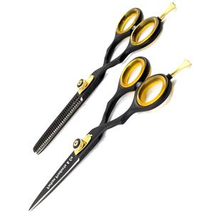 Tijeras de corte de pelo de 5,5 pulgadas, kit de tijeras de descargar de acero inoxidable para peluquero, corte de pelo, peluquería - Product Image 2