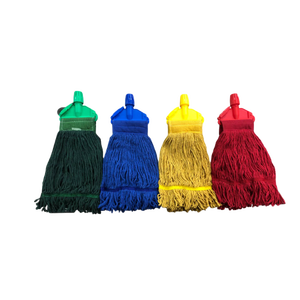 Vente en gros usine Mini serpillière auto-essoreuse en coton robuste, durable, réutilisable, écoresponsable, à taux d'absorption élevé pour sols humides - Product Image 1