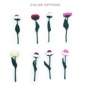 Mini Bouquet de Marguerites en Feutre, Fleurs Artificielles Faites à la Main, Vente en Gros, Petites Composition Florales, Décoration Maison, Décoration Crèche, Printemps - Product Image 6