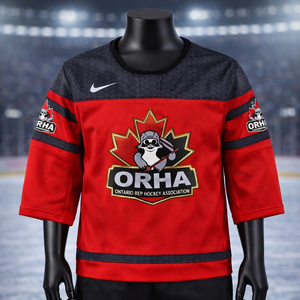 Ensemble de maillot et pantalon de hockey sur glace personnalisé unisexe pour l'hiver, avec tissu en toile sublimé, uniforme d'équipe à manches longues - Product Image 1