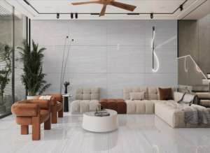 กระเบื้องพอร์ซเลนคริสตัลแมตต์รุ่นใหม่ ขนาด 800x1600 1200x1800 750x1500 มม. กระเบื้องทันสมัยสำหรับห้องนั่งเล่น ห้องครัว ห้องน้ำ - Product Image 2