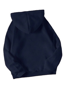 Sweat-shirt d'hiver personnalisable pour hommes, sweat à capuche imprimé doublé thermique brodé, poche à rabat avec cordon de serrage, hiver personnalisable - Product Image 3