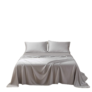 100% Bamboo Luxury Bedding Set Wholesale <b>Flat</b> <b>Fitted</b> <b>Sheet</b> Sets - Product Image 1