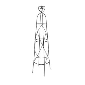 Nuevo Obelisco de Jardín de Hierro Ligero para Plantas Trepadoras - Soporte Ajustable y Conectable para Plantas - Product Image 1