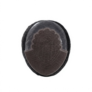 Peluca frontal Q6 Hair Model THB 2025 de cabello Remy indio con flequillo, base sin pegamento, transparente, rubio/jengibre, densidad 130%-250%, nudos decolorados - Product Image 1