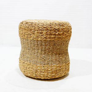 Taburete Tejido de Jacinto de Agua y Pasto Marino, Ligero, Personalizado, Muebles para Sala de Estar y Apartamento - Product Image 6