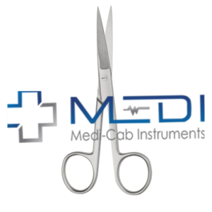 Tijeras Quirúrgicas Rectas de Operación Manual, Tijeras de Disección Afiladas (Acero Inoxidable), Medicab con Certificación CE para Hospital - Product Image 1