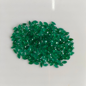 Onyx vert naturel 6x3MM taille marquise, pierres précieuses de qualité supérieure pour la fabrication de colliers - Product Image 2