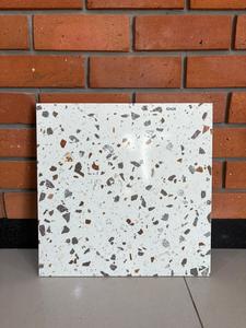 Planche de vinyle de luxe blanc foncé aspect marbre Revêtement de sol en vinyle SPC Surface corail cristal 400x400mm Carreaux de stationnement en céramique - Product Image 3