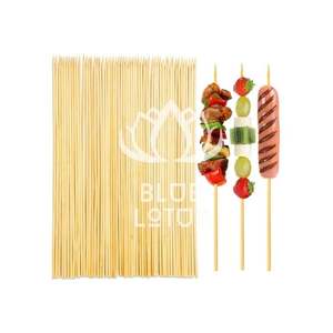Brochetas de bambú de ALTA CALIDAD para asar alimentos, carne, mariscos, verduras, buffet, catering, Vietnam - Product Image 1