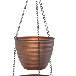 Decorative Metal Hanging Basket with Eco Friendly Coconut Palm Liner Ideal for Real and <b>Artificial</b> Flowers for <b>Best</b> Price - Product Image 1