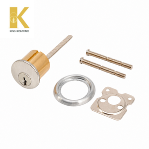 Cilindro de Cerradura de Embutir con Llave KW, Acero Inoxidable Satinado, Latón Sólido, Inspección Completa de Fábrica - Product Image 4