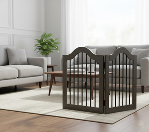 Wholesale Durable Foldable Wood Pet Fence, Eco-Friendly Dog Fence Gate for <b>Indoor</b>/Outdoor, OEM Available From Vietnam - Product Image 3