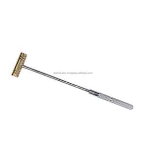 Martillo de latón de 9 pulgadas con mango de acero Mazo antichispas resistente para uso industrial y mecánico - Product Image 1
