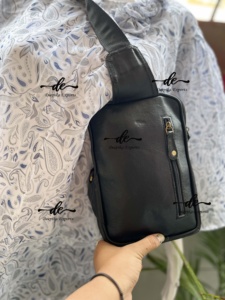 New Design Unisex Stylish Genuine Leather Shoulder Travel <b>Bag</b> Handbag Multi Uses Money <b>Bag</b> Stylish Useful <b>Bags</b> - Product Image 2