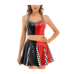 Uniformes de Porristas Personalizados de Calidad Superior, Nuevo Diseño de Moda, Secado Rápido, Elasticidad, Diseño OEM, Etiquetas Impresas, Conjuntos Recién Llegados - Product Image 3