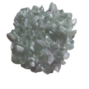 Revêtement de sol en terrazzo de haute qualité Chips opaques en verre transparent Quantité en vrac avec mélange de pierre naturelle de qualité supérieure - Product Image 1